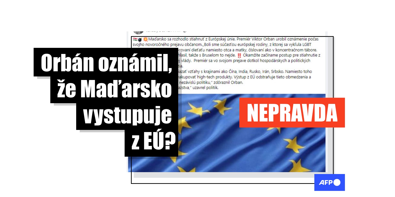 Viktor Orb N V Prejave Neozn Mil E Ma Arsko Vystupuje Z Eur Pskej