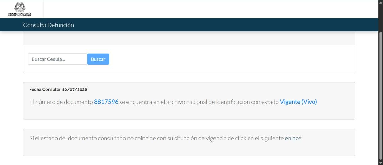 Consulta Registraduría 2